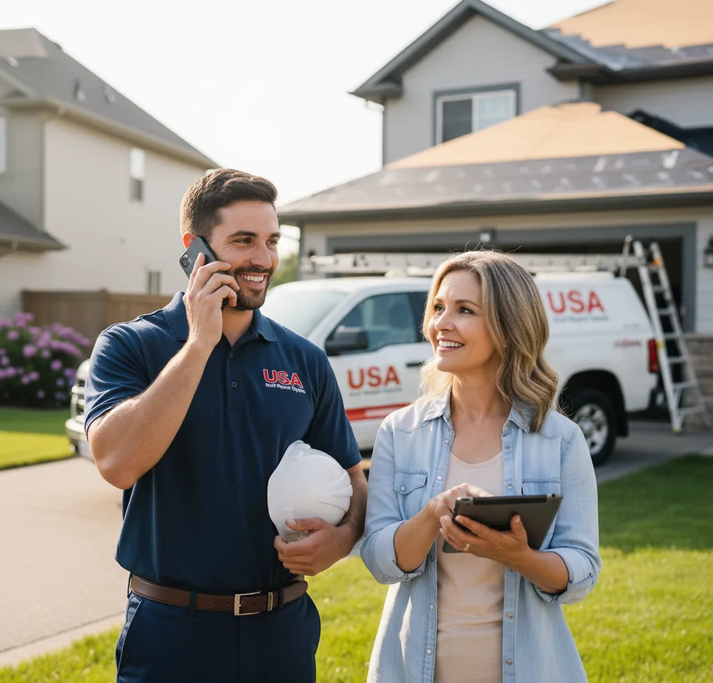 USA Roof Repair Experts customer support in Crestline